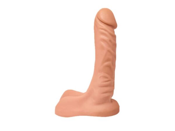 Prótese Sem Vibro Com Escroto Fogo Da Paixão 19x4,5cm Hot Flowers - Image 2